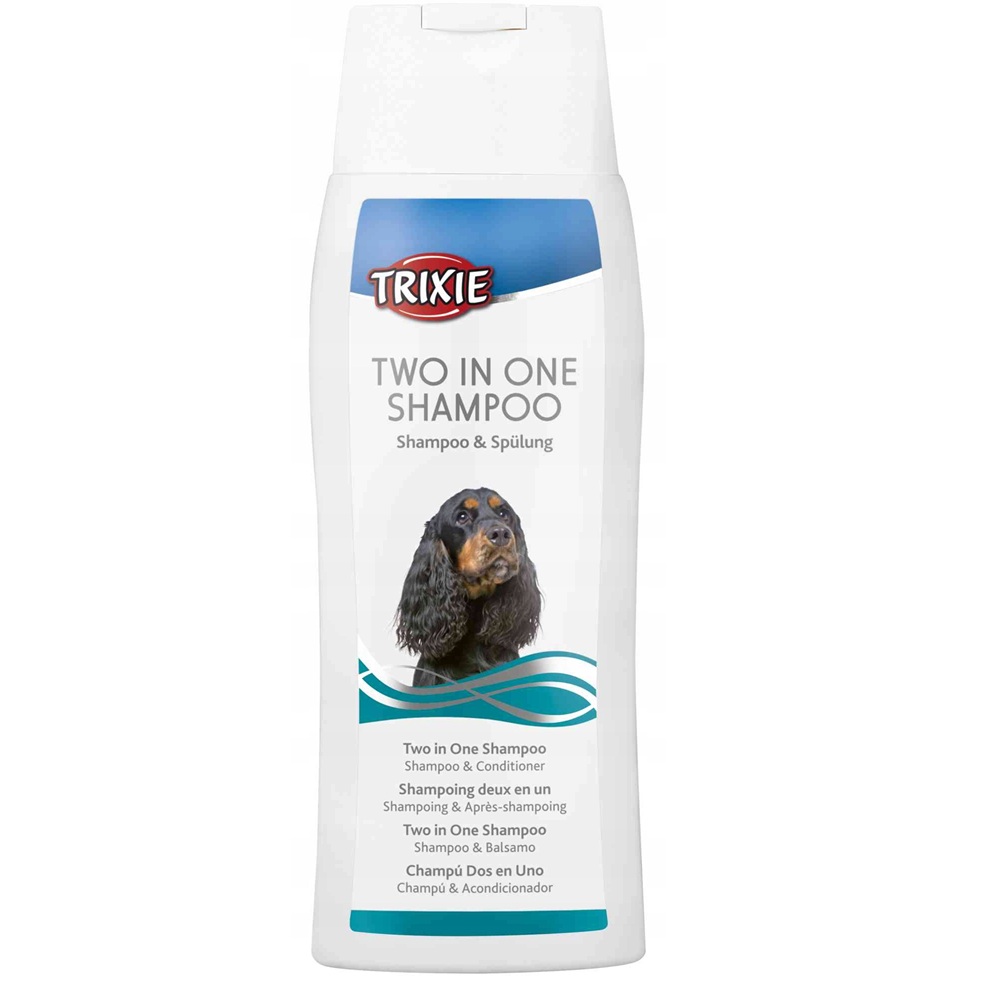 Trixie Szampon z Odżywką 2w1 dla Psa Naturalny Lśniąca Sierść 250ml.jpg